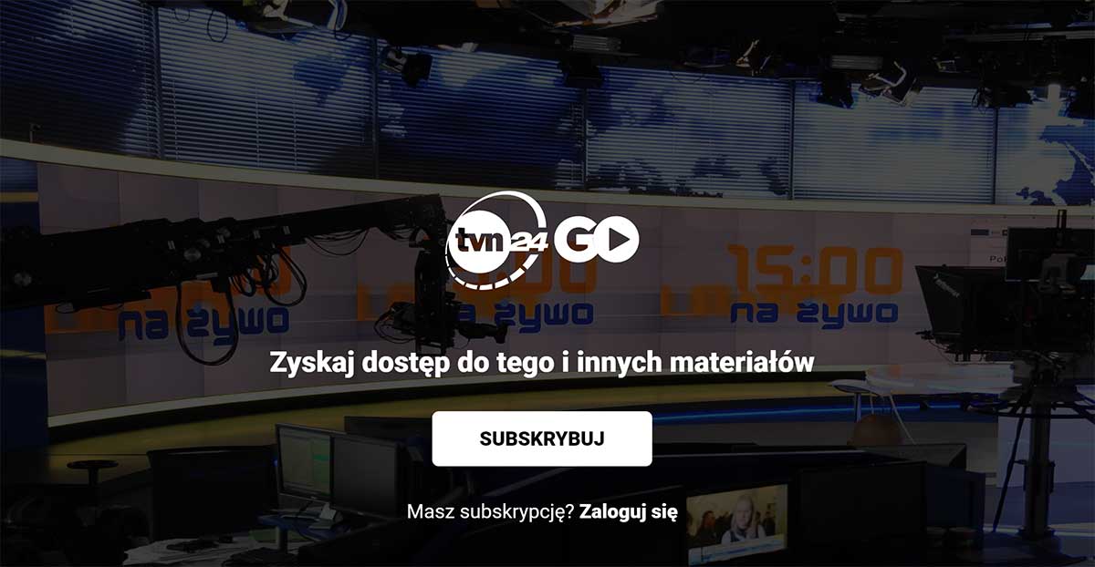 Oglądaj telewizję TVN 24 przez internet